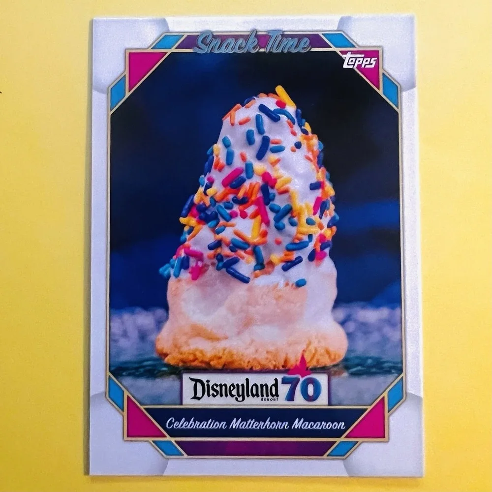 2025 Topps Disneyland 70th Anniversary Matterhorn Macaroon‎ Snack Time #112
